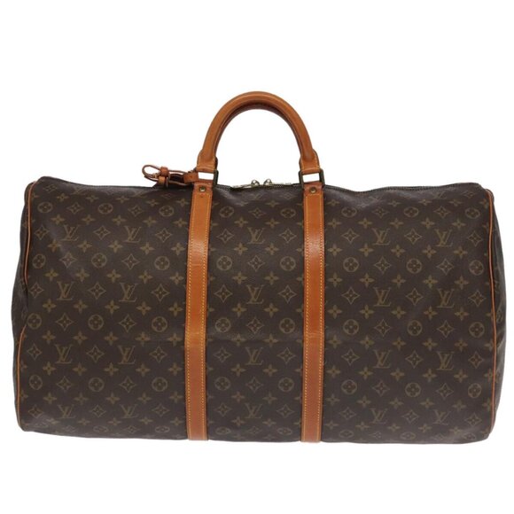 LOUIS VUITTON Monogram Keepall 60 Boston Bag M41422 LV Auth 98006 - Picture 10 of 15